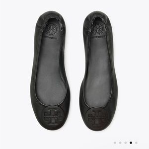 Tory Burch MINNIE TRAVEL BALLET FLAT, LEATHER